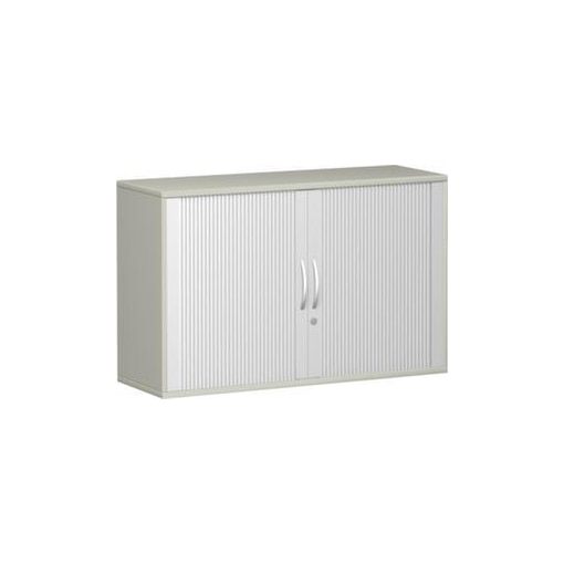 Querrollladenschrank, HxBxT 770x1200x430mm, Dekor Korpus lichtgrau