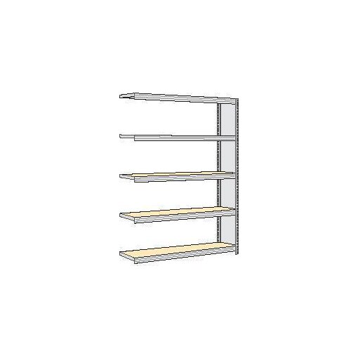 Lagerregal, Anbaufeld, HxBxT 2000x1695x326mm, Fachl. 250kg, 5xHolzboden