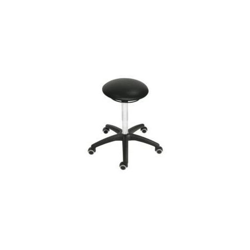 Hocker, Sitz H 490-680mm, Sitz Kunstleder schwarz, Gestell schwarz