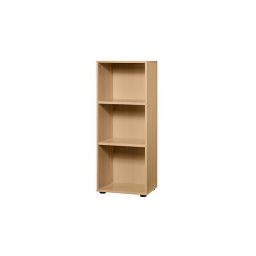 Büroregal, HxBxT 1270x400x400mm, 2xHolzboden, 3 OH, Korpus Buche