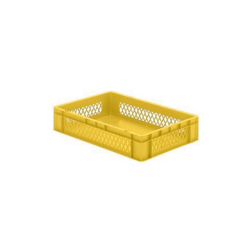 Euronorm-Stapelbehälter, HxLxB 120x600x400mm, 22l, PP, gelb