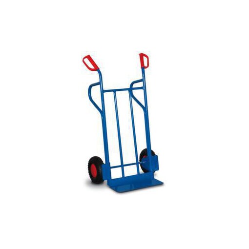 Sackkarre, Tragl. 250kg, Luft-Bereifung, Schaufel BxT 480x300mm, RAL5010