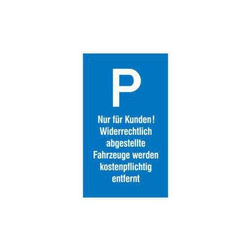 Parkplatzschild,