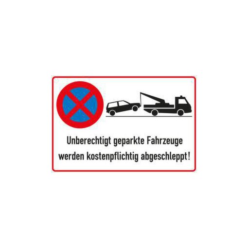 Parkplatzschild,Halteverbot/