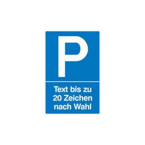 Parkplatzschild, 