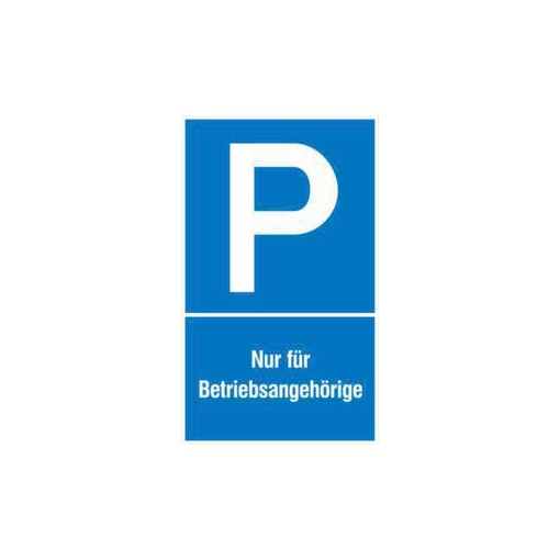 Parkplatzschild,