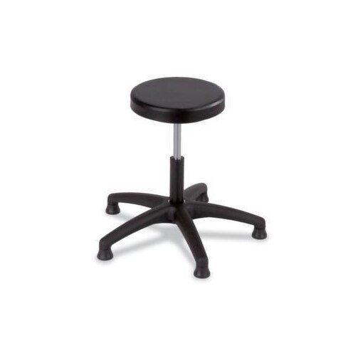 Hocker,Sitz H 400-530mm,PU-Schaum-Standardsitz schwarz,Gestell schwarz