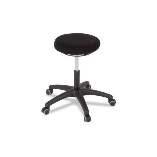 Hocker,Sitz H 470-600mm,Standardsitz,Sitz Stoff schwarz,Gestell schwarz