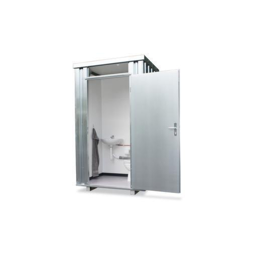 Toilettenbox,HxLxB 2425x1250x1400mm,Toilette,Waschbecken,Trapezblech