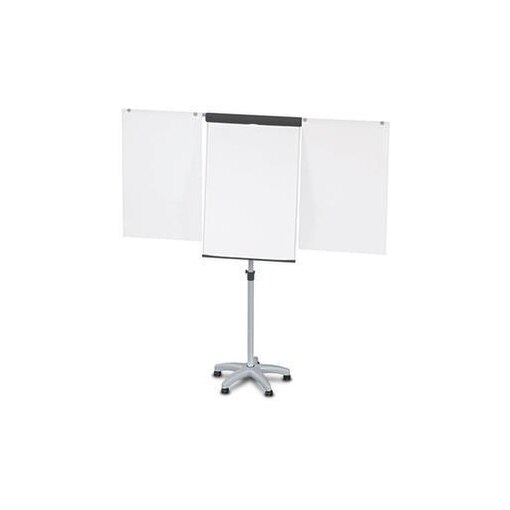 Flipchart, H 1780-1960mm, Tafel HxB 970x660mm, magnethaftend