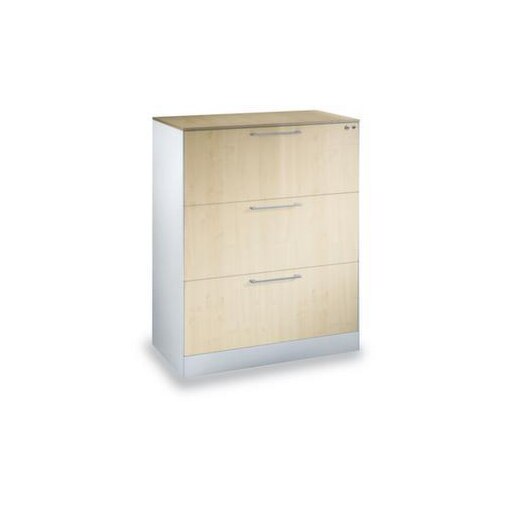 Hängeregistraturschrank,HxBxT 1010x800x435mm,3 HR-Auszüge,zweibahnig