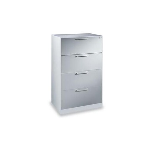 Hängeregistraturschrank,HxBxT 1300x800x435mm,4 HR-Auszüge,zweibahnig