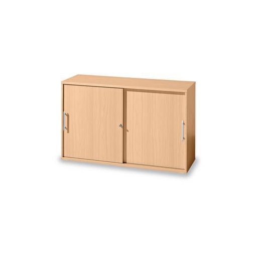 Schiebetürenschrank,HxBxT 748x1200x400mm,1xHolzboden,2 OH,m. Relinggriff