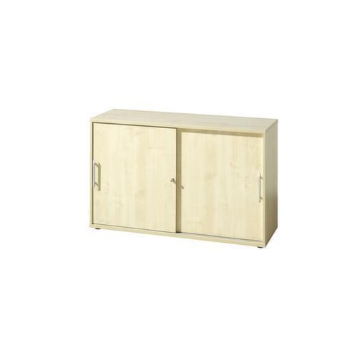 Schiebetürenschrank,HxBxT 748x1200x400mm,1xHolzboden,2 OH,m. Relinggriff