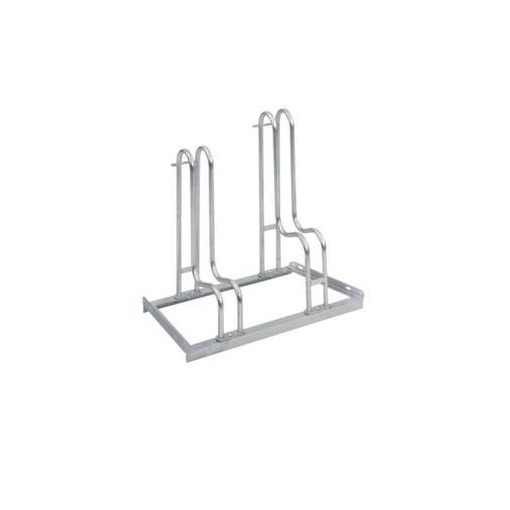 Fahrradständer, L 700mm, 2 Einstellplätze, Nutzung einseitig, verzinkt