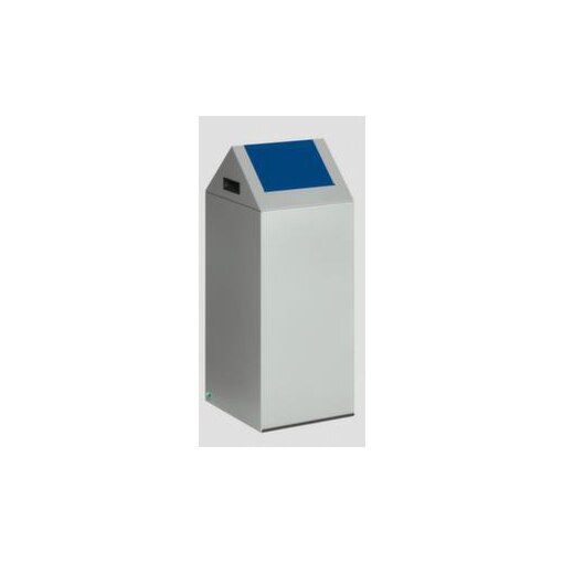 Wertstoffsammler, selbstlöschend, 1x60l, HxBxT 800x320x320mm, Klemmring