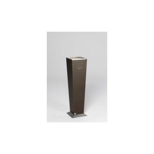 Standascher,HxBxT 1100x310x310mm,Stahl,Korpus braun,Pyramidenstumpfform