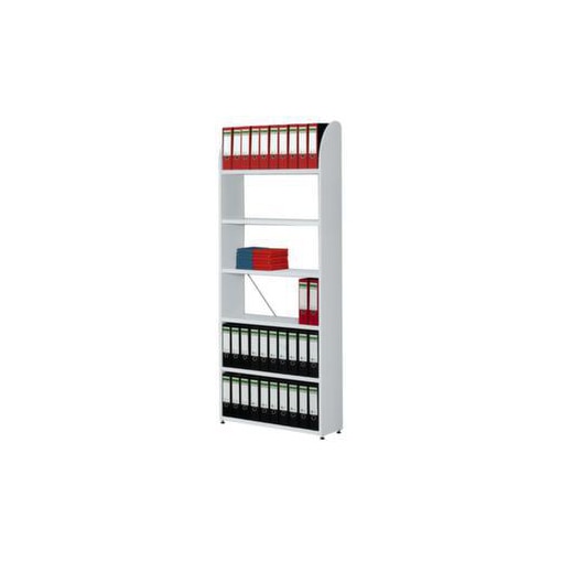 Büroregal, Regalfeld, HxBxT 2250x1020x325mm, Fachlast 60kg, 6xStahlboden