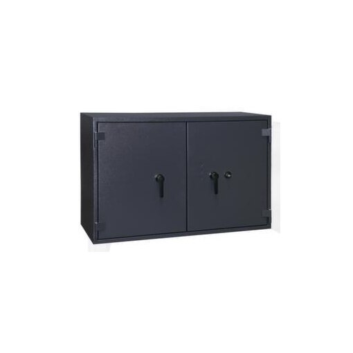 Wertschutzschrank, S2, HxBxT 817x1252x570mm, 1 Ebene(n), Farbe RAL7024