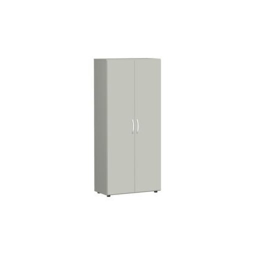 Büroschrank, HxBxT 1810x800x420mm, 4xHolzboden, 5 OH, Korpus lichtgrau