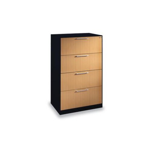 Hängeregistraturschrank,HxBxT 1310x800x435mm,4 HR-Auszüge,zweibahnig