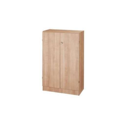 Büroschrank, HxBxT 1270x800x420mm, 2xHolzboden, 3 OH, Korpus Nussbaum