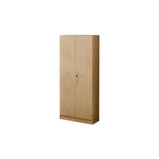 Büroschrank,HxBxT 2004x800x420mm,4xHolzboden,5 OH,Korpus Buche,Nut-Griff