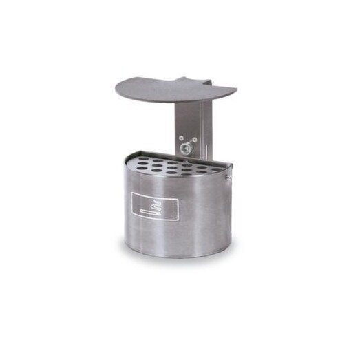 Wandascher, HxØ 290x200mm, Korpus Stahl, Korpus anthrazit-eisenglimmer