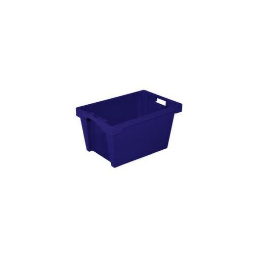 Euronorm-Drehstapelbehälter, HxLxB 300x600x400mm, 50l, PE, blau