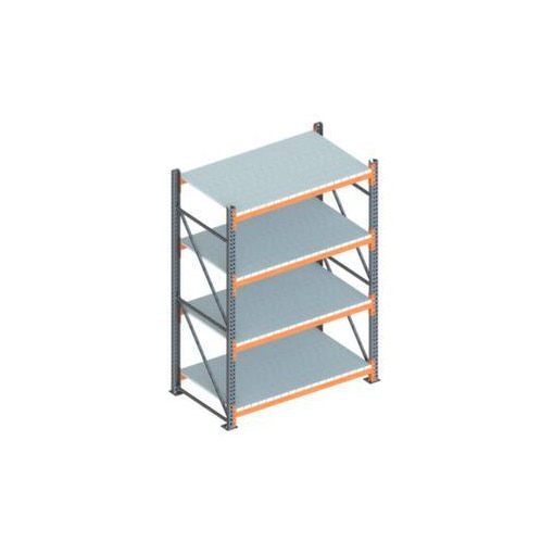 Weitspannregal, Grundfeld, HxBxT 2700x1995x1100mm, Fachl. 1800kg
