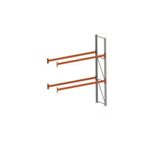 Palettenregal,Anbaufeld,HxBxT 3300x2785x800mm,2xTraversen,6 Stellplätze