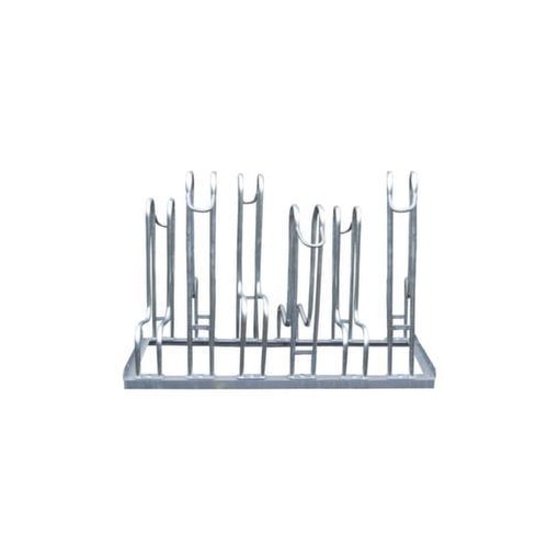 Fahrradständer,L 2100mm,2x6 Einstellplätze,Nutzung beidseitig,verzinkt