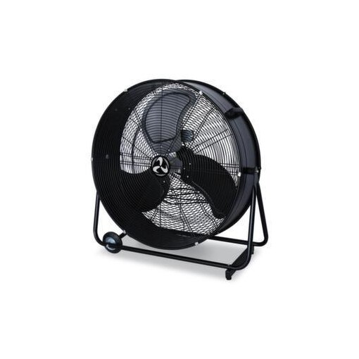 Trommelventilator, HxBxT 930x890x300mm, 3 Flügel, Stahl, schwarz