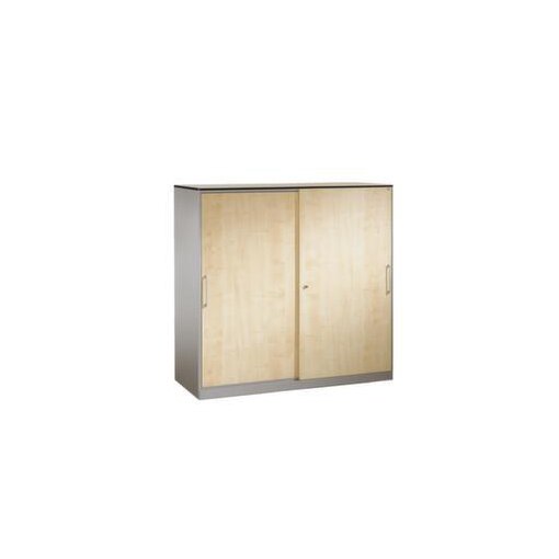 Schiebetürenschrank,HxBxT 1310x1200x440mm,2xStahlboden,3 OH