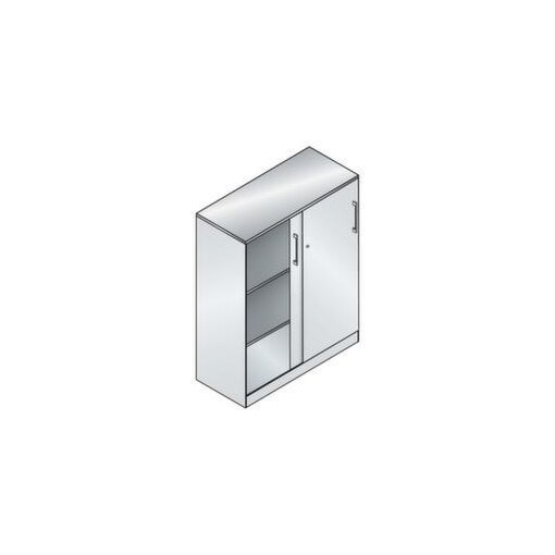 Schiebetürenschrank,HxBxT 1310x1000x440mm,2xStahlboden,3 OH