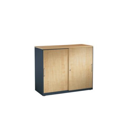 Schiebetürenschrank,HxBxT 915x1200x440mm,1xStahlboden,2 OH