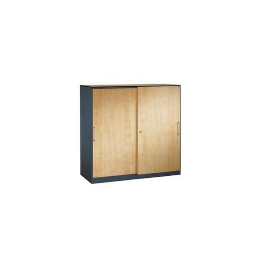 Schiebetürenschrank,HxBxT 1310x1200x440mm,2xStahlboden,3 OH