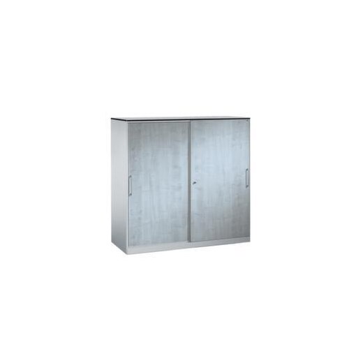 Schiebetürenschrank,HxBxT 1310x1200x440mm,2xStahlboden,3 OH