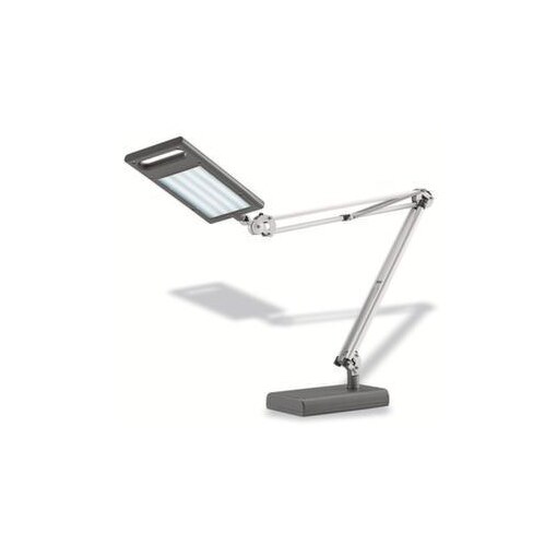 LED-Tischleuchte,kaltweiß,E,Kopf schwenkbar,Arm L 720mm,Stand-/Klemmfuß