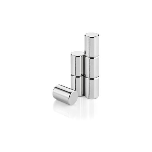 Magnet-Set, Neodym-Magnet, HxØ 10x8mm, vernickelt