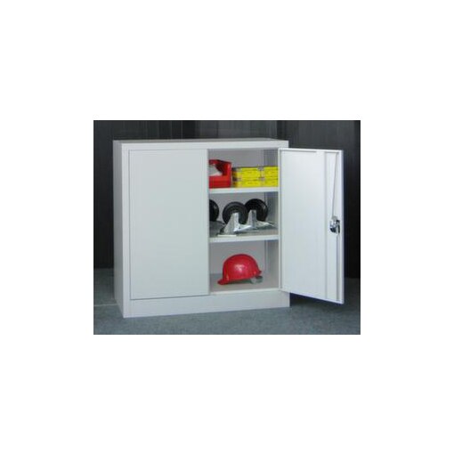 Großraum-Flügeltürenschrank,HxBxT 1000x1500x400mm,RAL7035,Front RAL7035