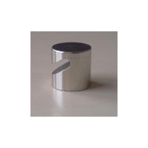 Hakenmagnet, Neodym-Magnet, Ø 16mm, silber, Haftkraft 10, 5kg