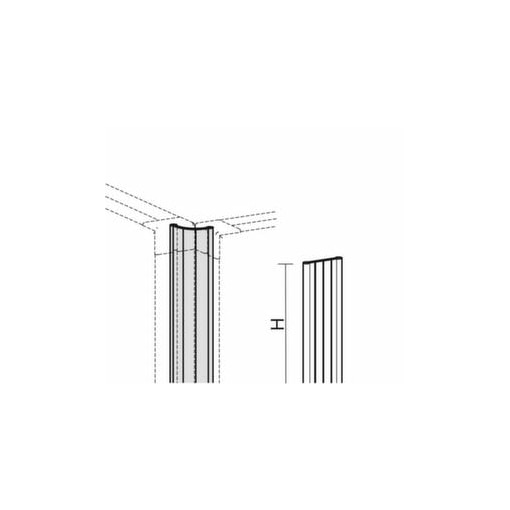 Winkelverbindung, f. Büro-Trennwand, H 1600mm