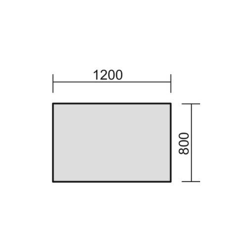 Höhenverstellbarer Schreibtisch,HxBxT 680-820x1200x800mm,Platte graphit