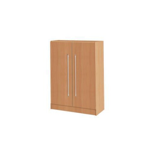 Büroschrank, HxBxT 1270x800x420mm, 2xHolzboden, 3 OH, Korpus Buche