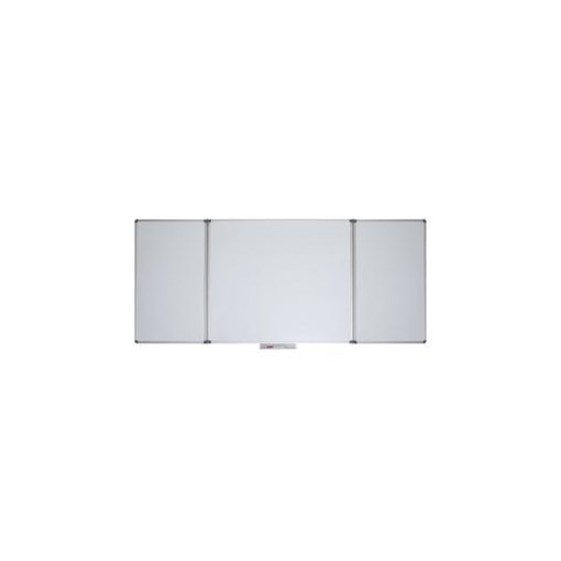 Whiteboard, HxB 1000x1200mm, Breite ausgeklappt 2400mm