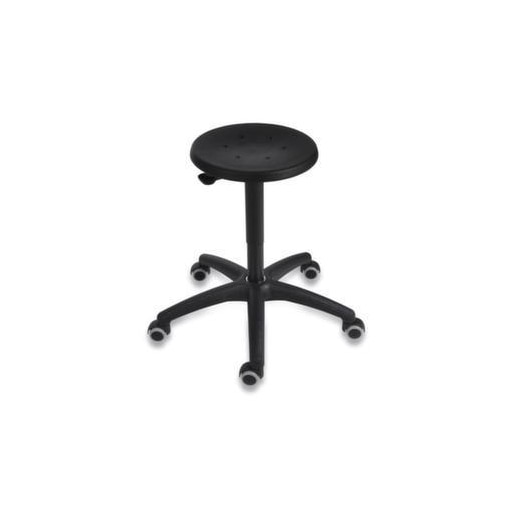 Hocker,Sitz H 420-610mm,Sitz schwarz,Gestell schwarz,Lift schwarz,Rollen