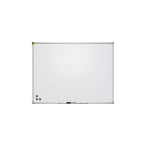 Whiteboard, HxB 400x600mm, lackiert, magnethaftend, Stahl, Ablageschale