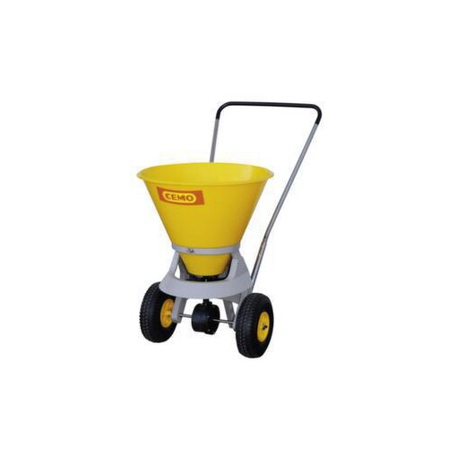 Streugutwagen, 35l, Streu B max. 1-4m, 6 Streustufen, Schiebegriff, PE