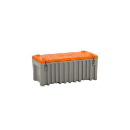 Aufbewahrungsbox, HxBxT 540x1200x600mm, 250l, PE, grau/orange